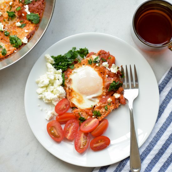 Menemen (Turkish eggs and tomatoes)