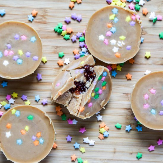 PB&J Fudge Cups