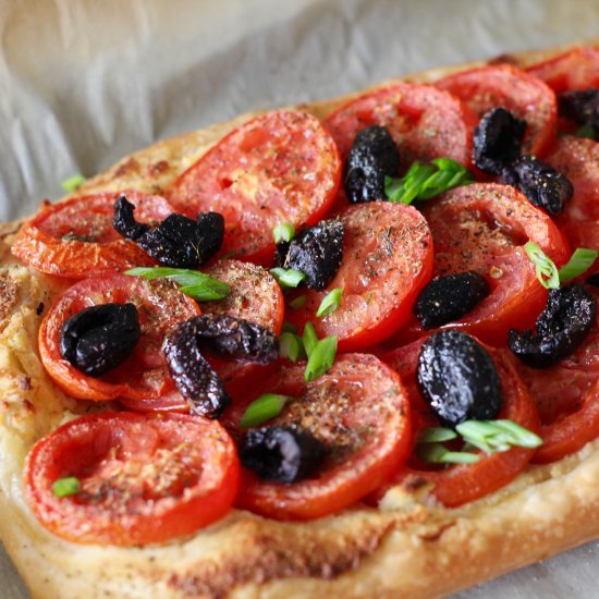 Tomato and Almond Tart