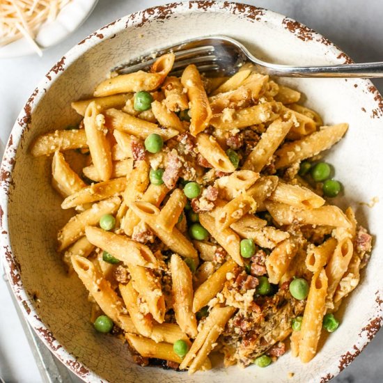 Paleo Pasta Carbonara