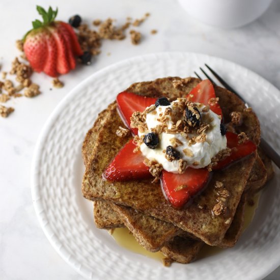 Simple Sprouted Bread French Toast