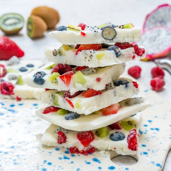 Creative Fro-Yo Fruit Bark