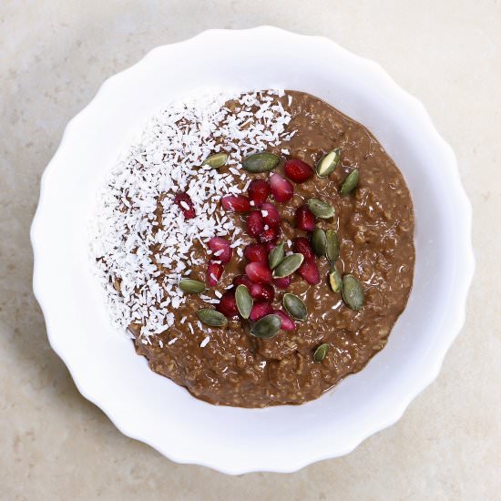 Chocolate Overload Vegan Porridge