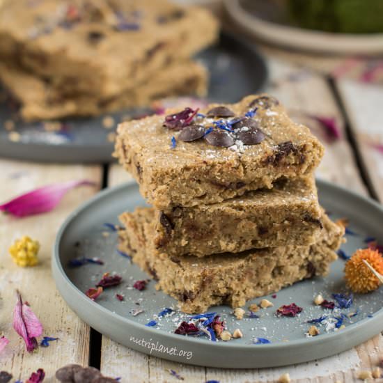 Gluten Free Vegan Blondies