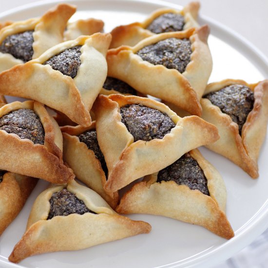 Poppy Seeds Hamantaschen Cookies