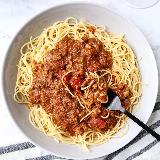 Vegan Spaghetti Bolognese