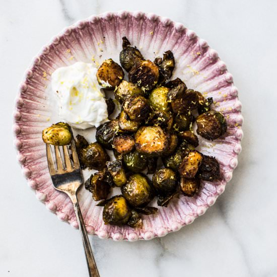 Spicy Roasted Brussels Sprouts