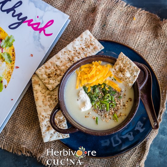 Baked Potato and Cauliflower Soup