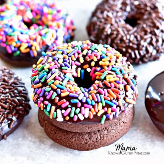 Gluten-Free Chocolate Cake Donuts