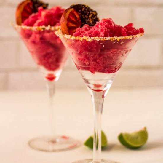 Blood Orange Margarita Sorbet