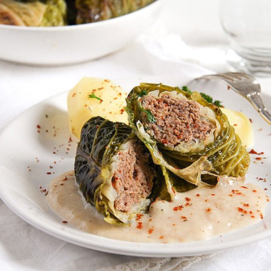 Stuffed Savoy Cabbage with Meat