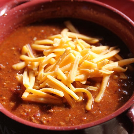 Easy Ground Beef Chili