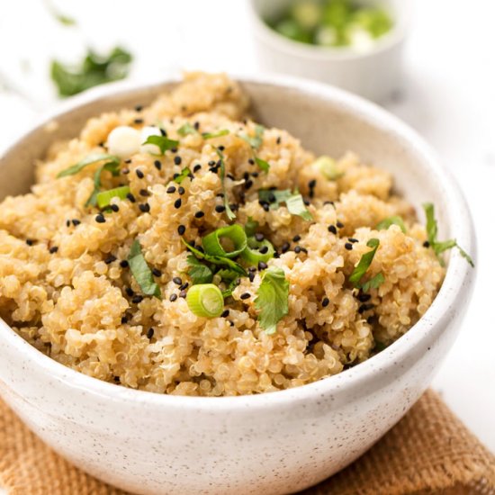 5-Ingredient Ginger Miso Quinoa