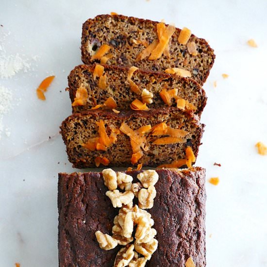 Carrot Banana Breakfast Bread