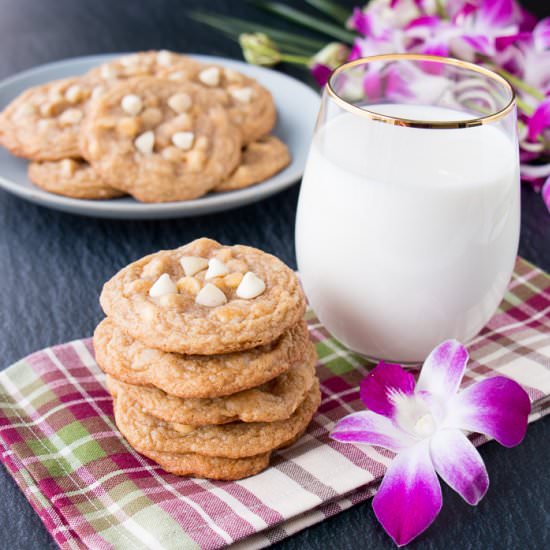 White Chocolate Macadamia Cookies