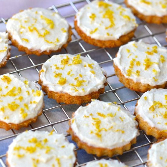 Lemon Cookies with Lemon Icing