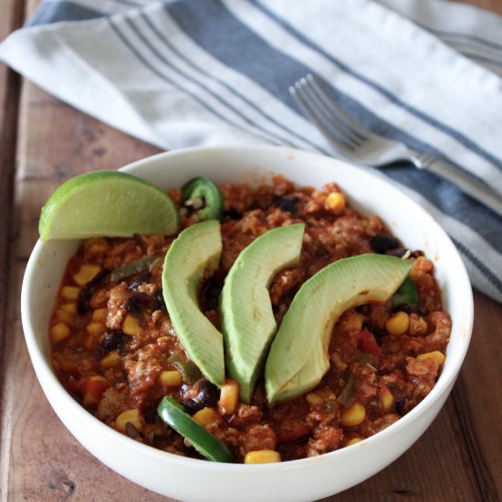 Southwest Turkey Chili