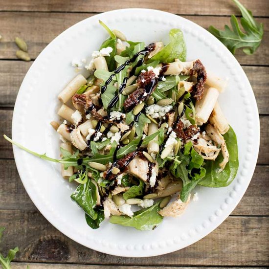 Balsamic Chicken Pasta Salad