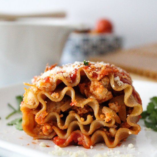 Turkey Lasagna Rolls