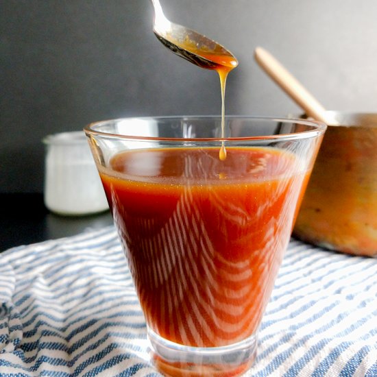 Easy Homemade Salted Caramel Sauce