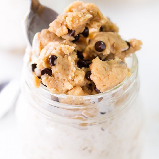 Cookie dough overnight oatmeal