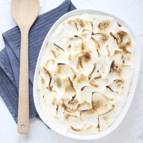 Sweet Potato Casserole & Meringue