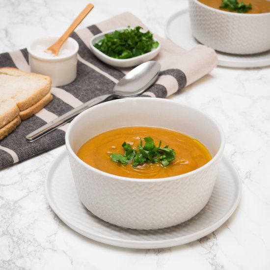 Smoky Sweet Potato and Lentil Soup