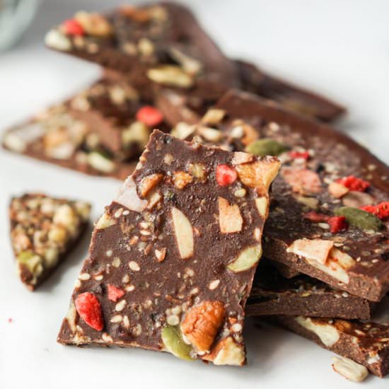 Low Carb Chocolate Bark