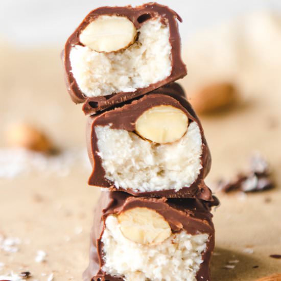 Homemade Almond Joy Bars