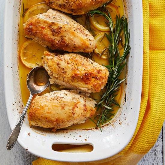 Chicken Breast w/ Lemon & Rosemary