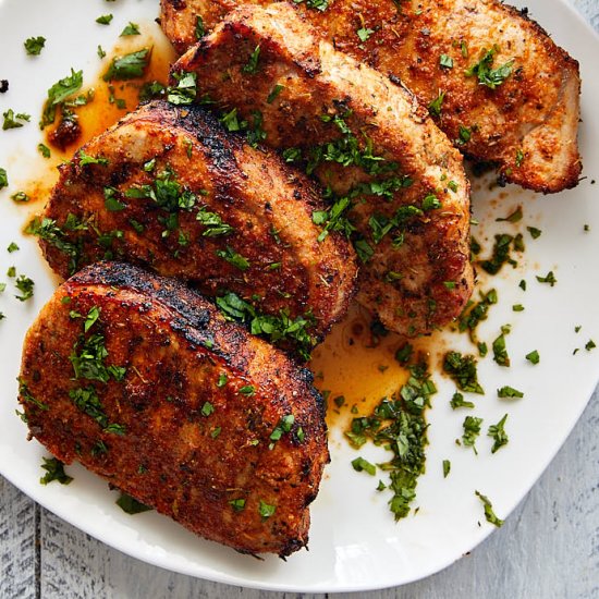 Creole Broiled Pork Chops