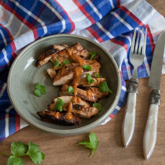 Korean Style Grilled Boneless Chicken