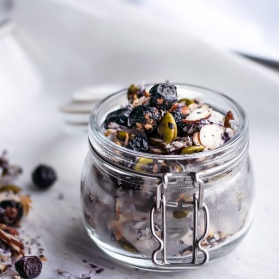 Low Carb Blueberry Almond Granola