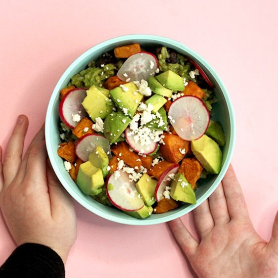 Avocado & Sweet Potato Rice Bowl