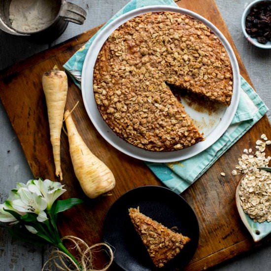 Maple Parsnip Coffee Cake