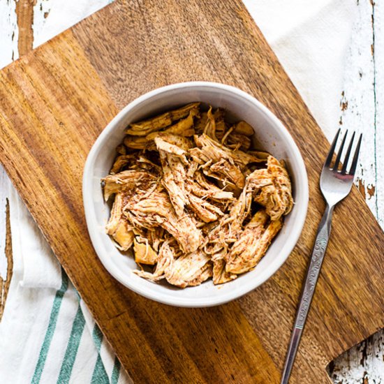 Slow Cooker Spanish Pulled Chicken