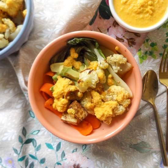 Bok Choy Carrot Ginger Bowl