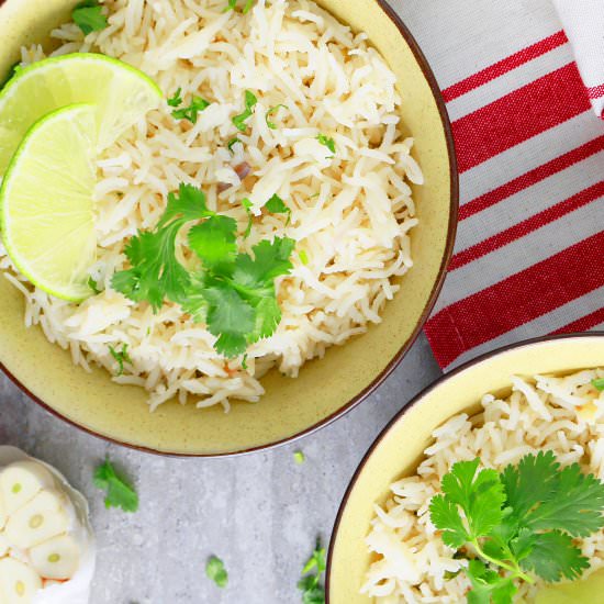 Instant Pot Cilantro Lime Rice