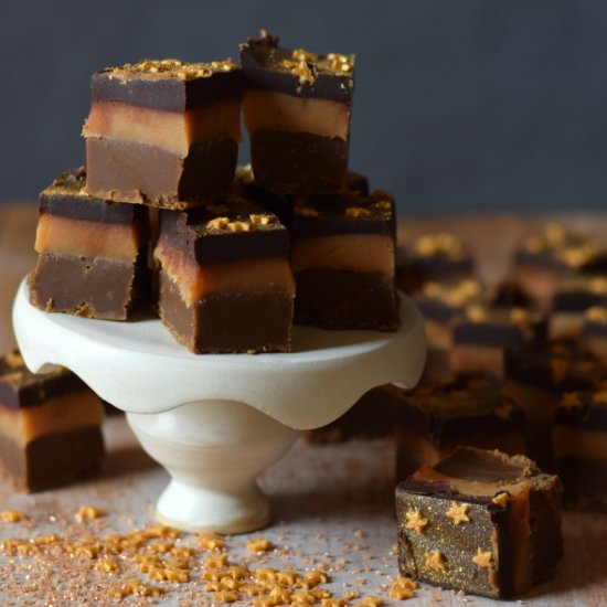 Salted Caramel Millionaire’s Fudge