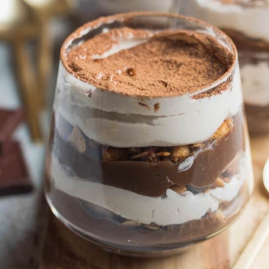 Healthy Tiramisu Parfait