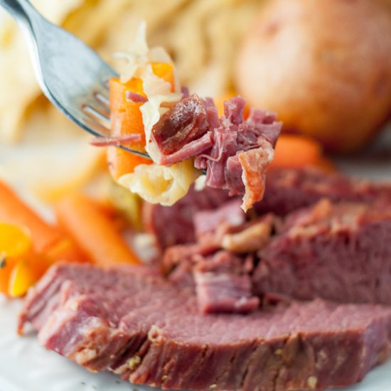 Slow Cooker Brown Sugar Corned Beef