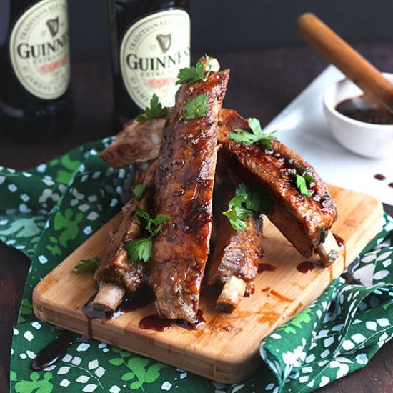 Guinness BBQ Pork Ribs