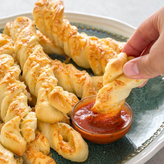 Roasted Garlic Breadsticks