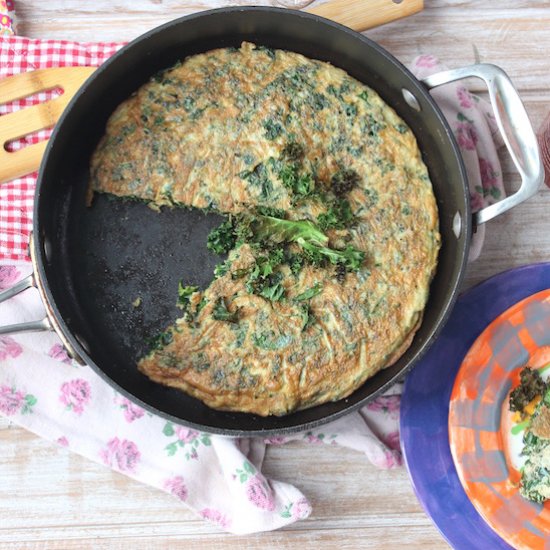 Thai Kale Omelette