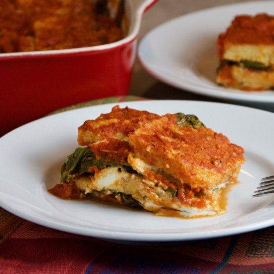 Eggplant & Polenta Casserole