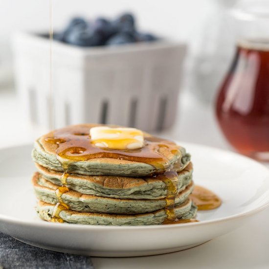 Leftover Oatmeal Blender Pancakes