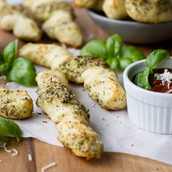 Ultimate Garlic Herb Breadsticks