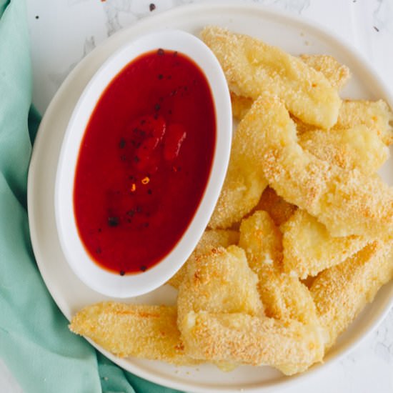 Baked Mozzarella Sticks