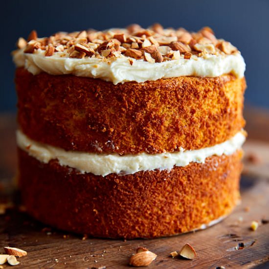 Very Moist Flourless Carrot Cake