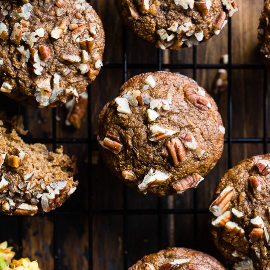 Gluten Free Carrot Cake Muffins